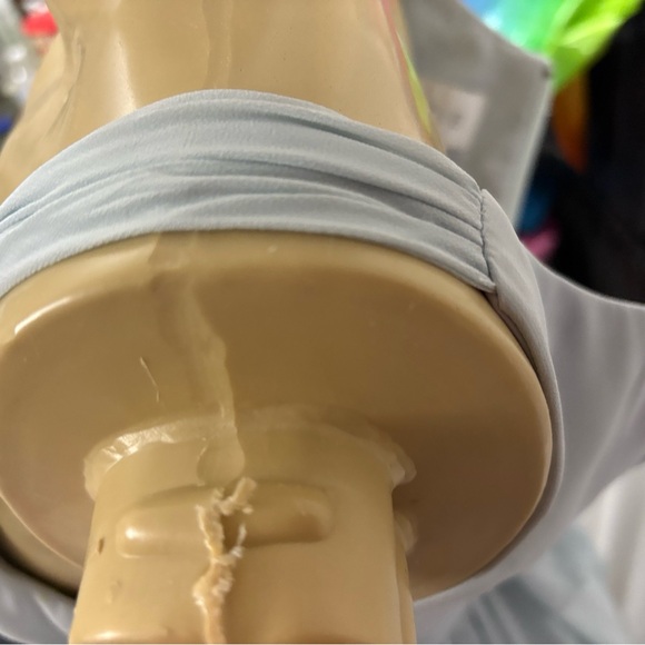 Azazie Sky Blue and Cream Fabric - Picture 15 of 16